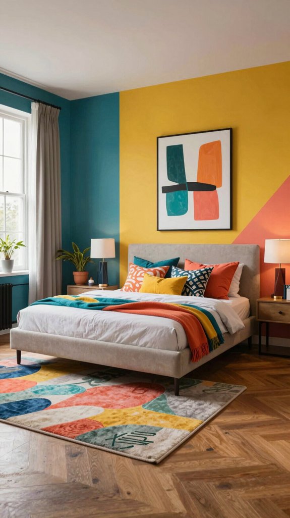 bold color infused interiors