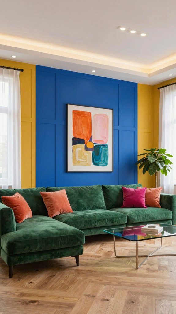bold colors enhance elegance