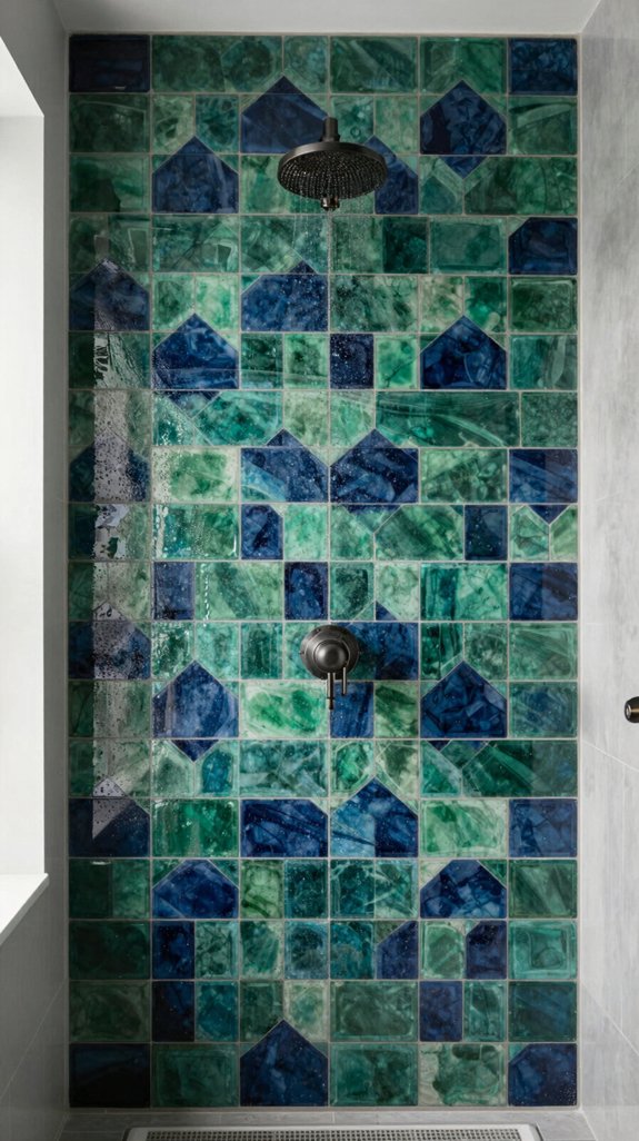 bold geometric tile statements