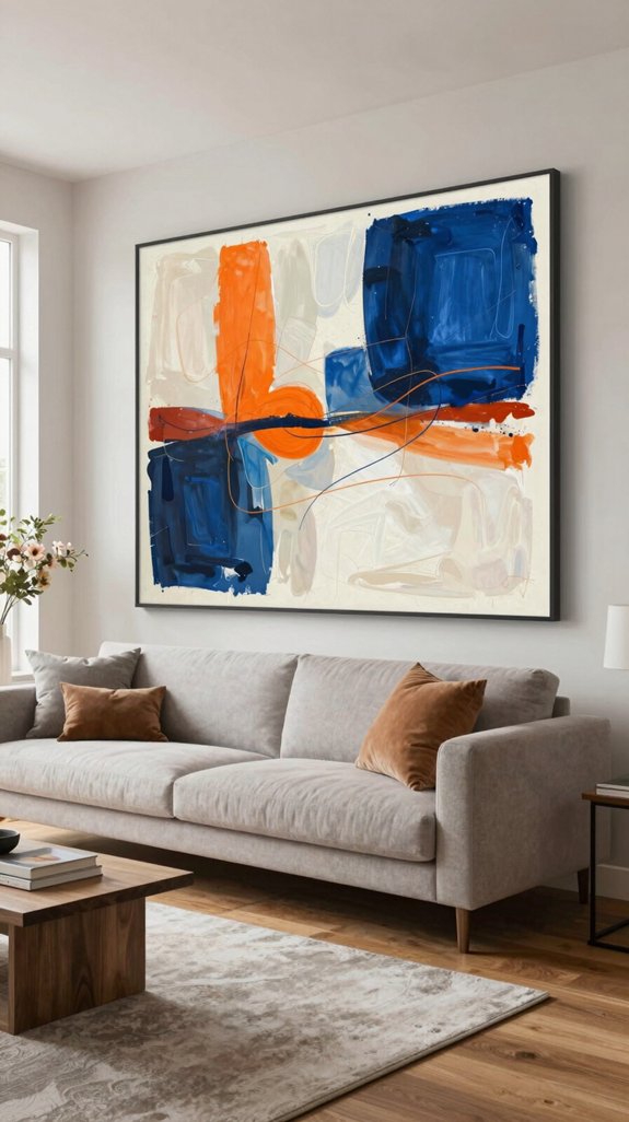 bold oversized abstract prints