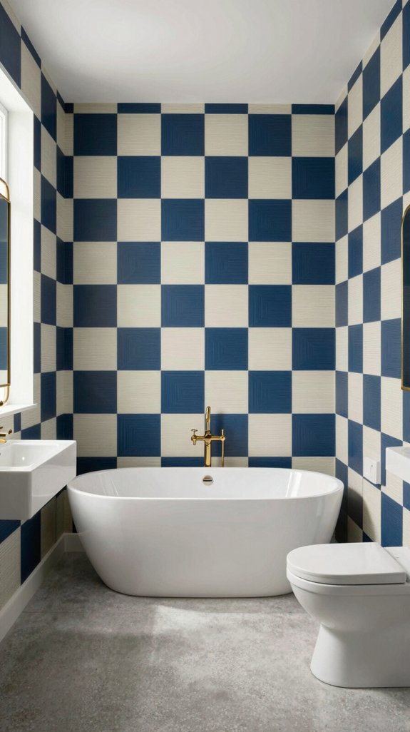 20 Wallpaper Bathroom Ideas That Transform Plain Walls 19 bold patterns define bathrooms