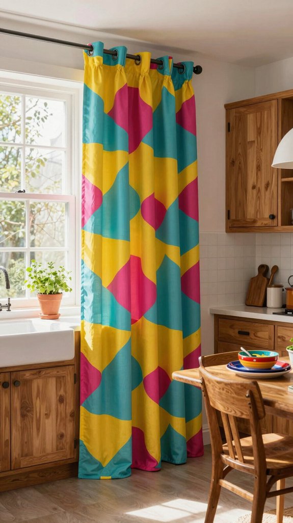 15 Kitchen Curtain Ideas That Add Soft Style 5 bold patterns energize kitchens
