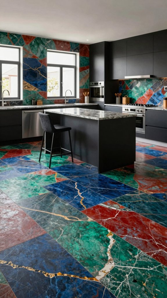 19 Kitchen Tiles Ideas That Transform Floors and Walls 7 bold stone tiles aesthetics