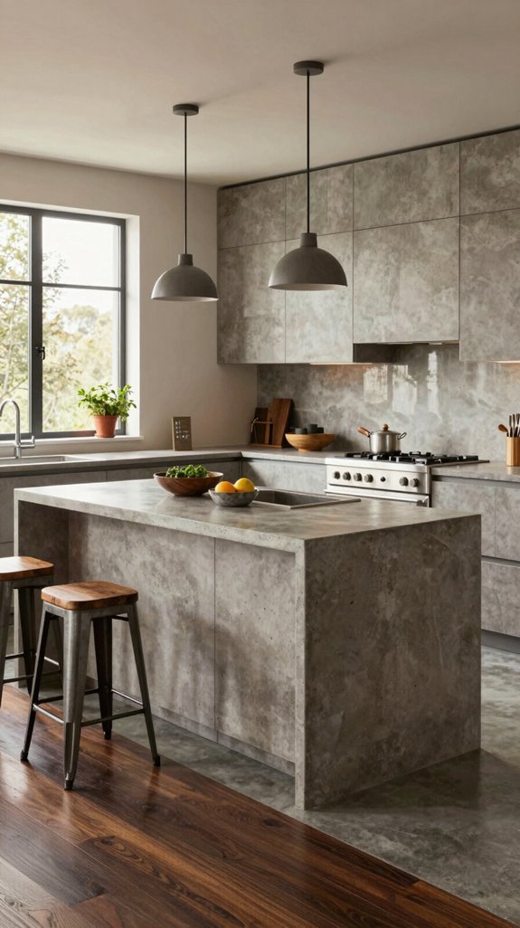 bossa concrete cabinet elegance
