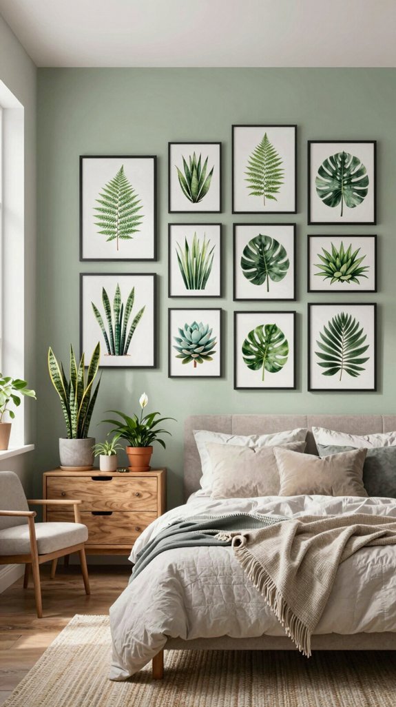 botanical decor for serenity