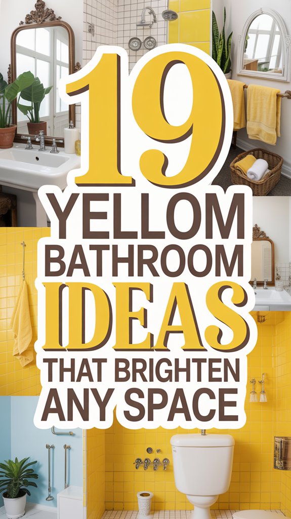 bright and cheerful bathrooms