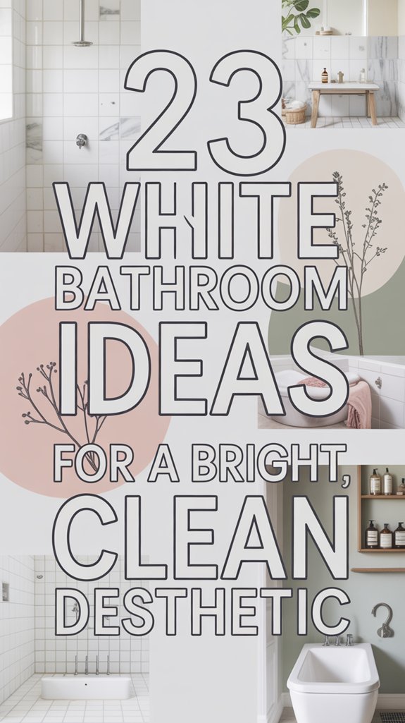 23 White Bathroom Ideas for a Bright, Clean Aesthetic - Home Stylistica