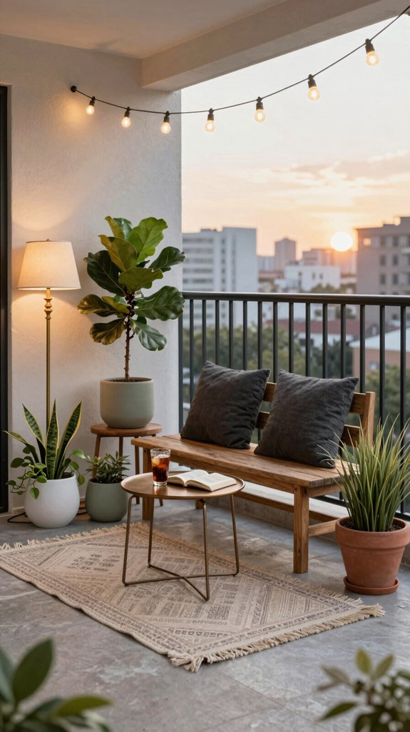 budget friendly balcony aesthetics
