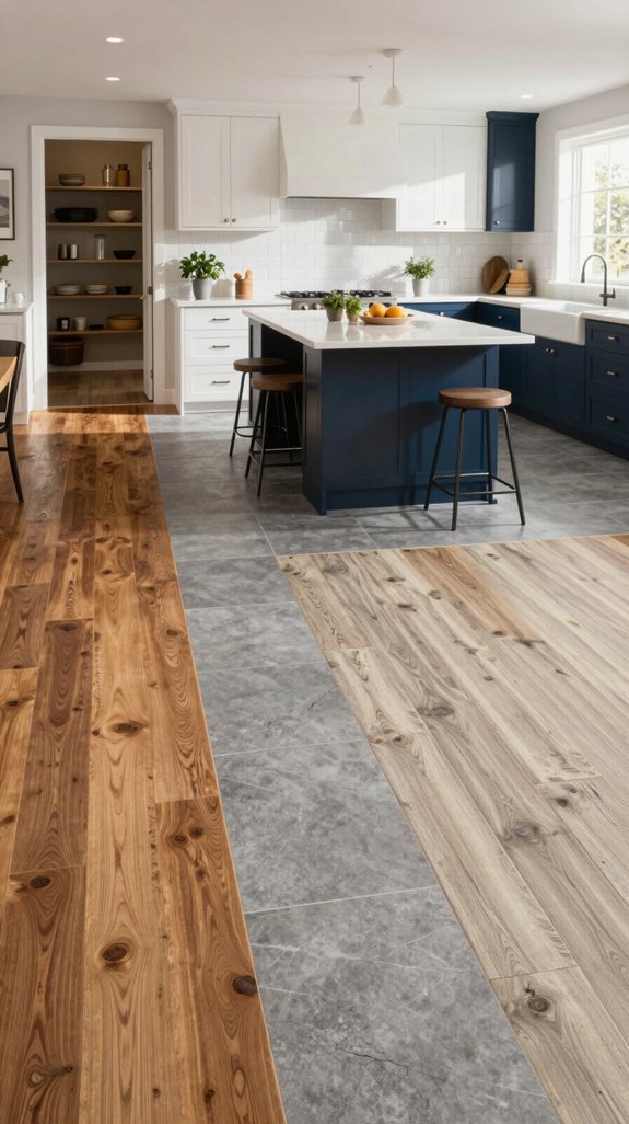 18 Kitchen Flooring Ideas That Combine Style and Durability 19 budget friendly kitchen flooring options