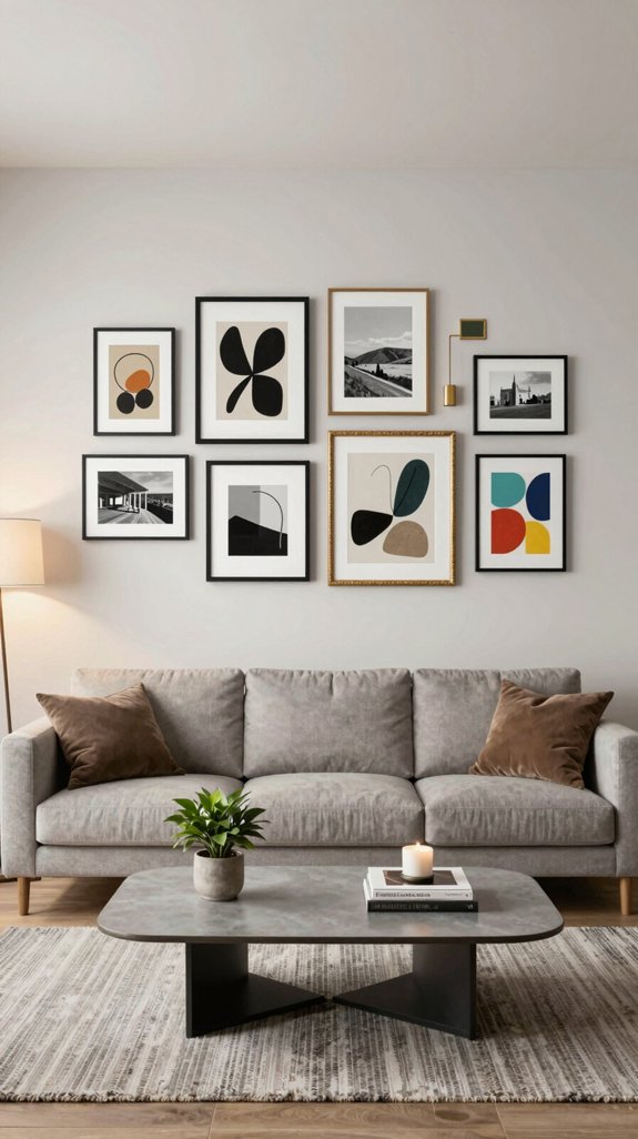 budget gallery wall ideas