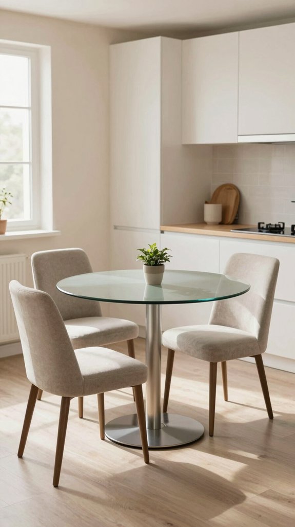 18 Small Kitchen Table Ideas for Compact Dining 8 caf style bistro tables