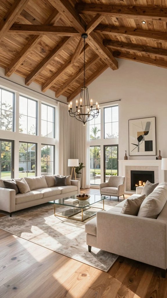 cathedral ceilings enhance elegance
