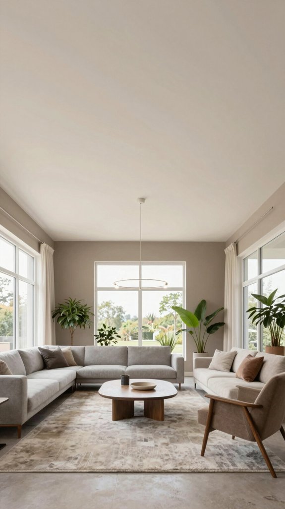 ceiling colors affect perception