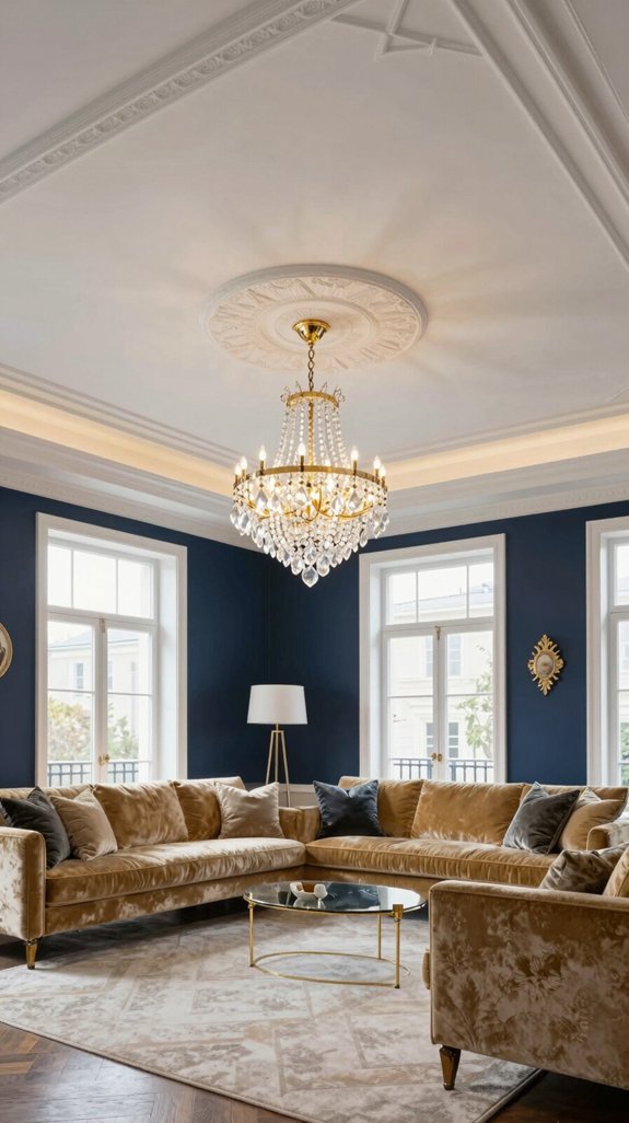 17 Luxury Ceiling Design Ideas for Living Rooms 17 ceiling design for living