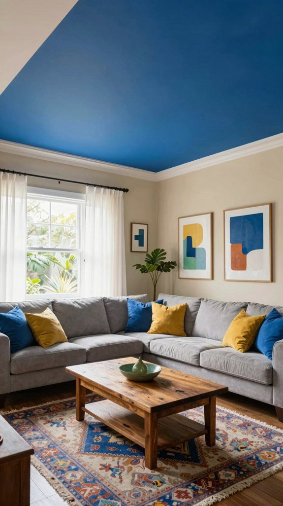 17 American Living Room Design Ideas for Comfortable Homes 10 ceilings enhance interior design