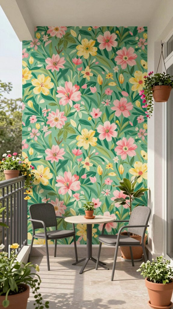 20 Balcony Wall Design Ideas for a Stunning Backdrop 3 charming balcony transformation achieved