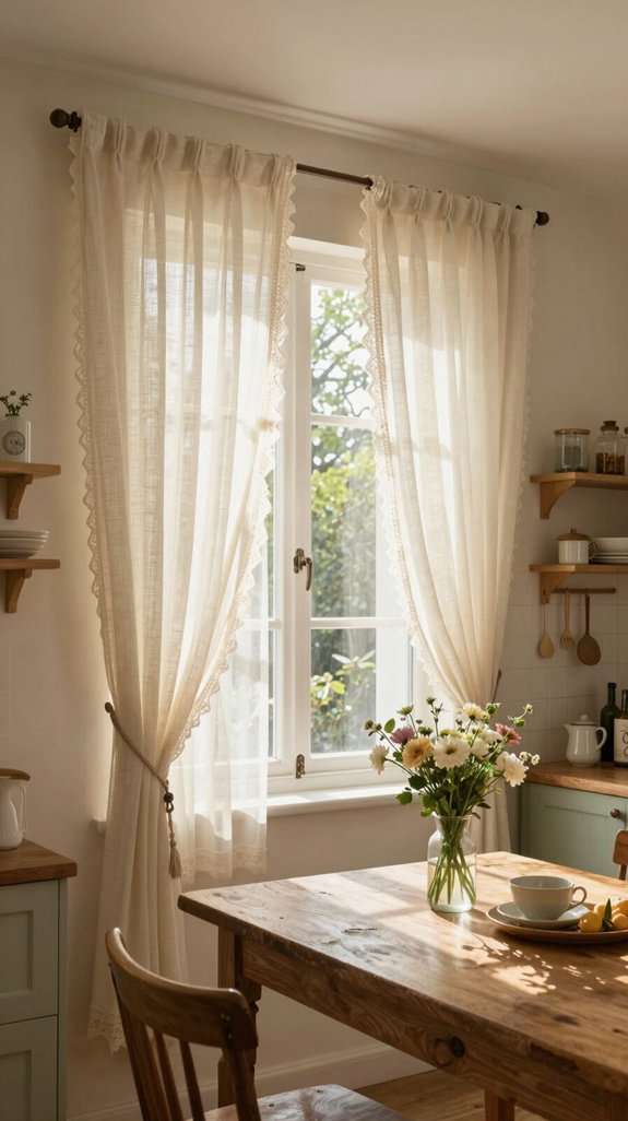 15 Kitchen Curtain Ideas That Add Soft Style 13 charming caf curtains elevate kitchens