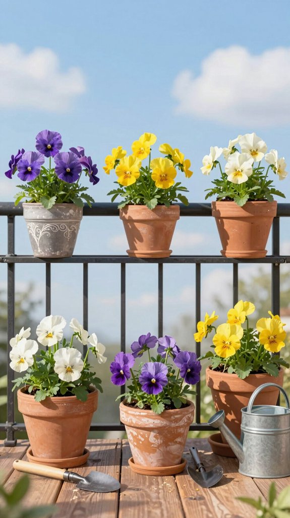 18 Balcony Flowers That Instantly Brighten Any Space 8 charming pansies extend growing season