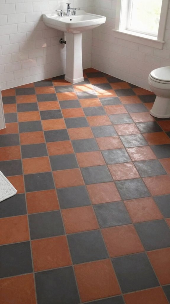 24 Bathroom Tiles Ideas for Stunning Floors and Walls 13 checkerboard tiles enhance interiors
