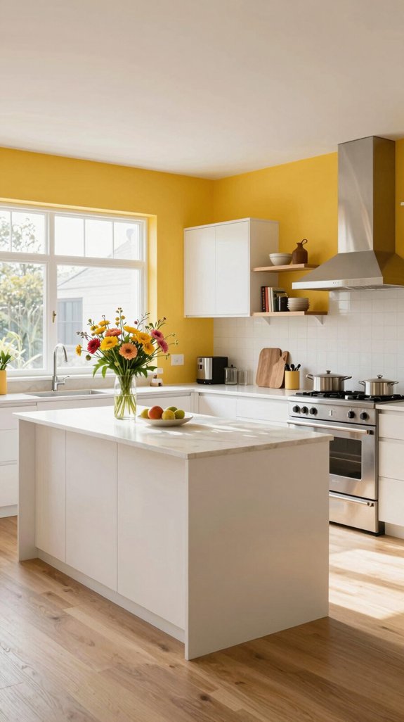 22 Kitchen Color Ideas That Feel Fresh and Modern 18 cheerful warm butter yellow