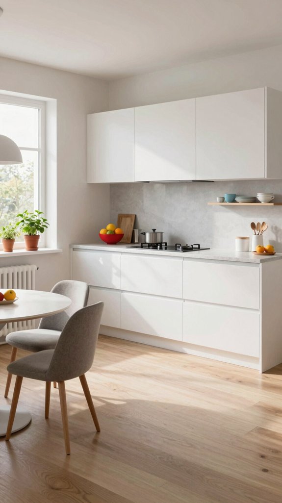 19 Tiny Kitchen Ideas That Feel Surprisingly Spacious 6 choose colors reflect personality