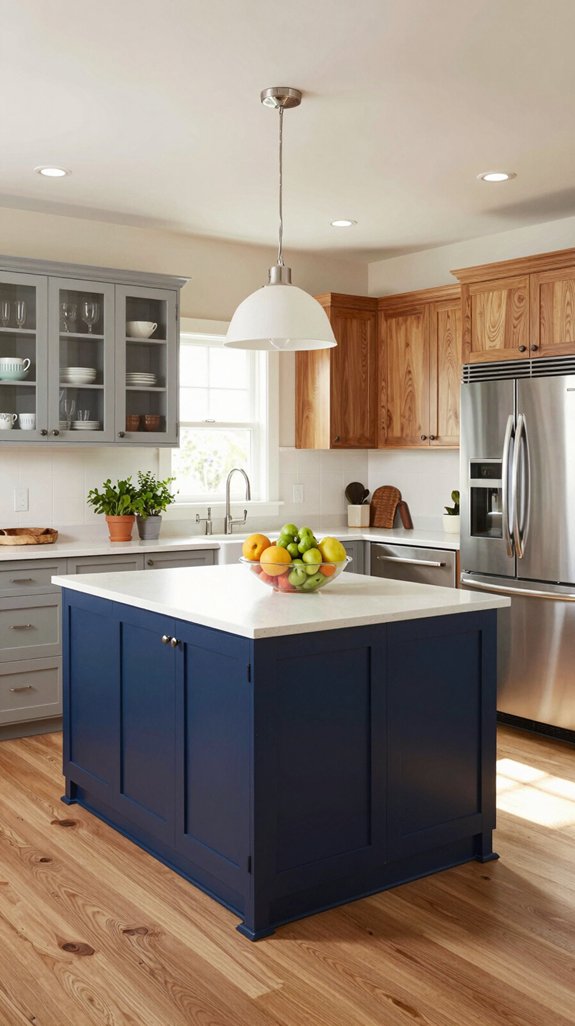 choosing complementary cabinet colors