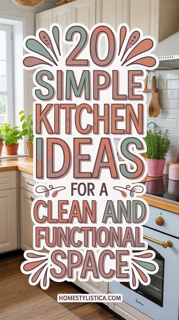 20 Simple Kitchen Ideas for a Clean and Functional Space - Home Stylistica