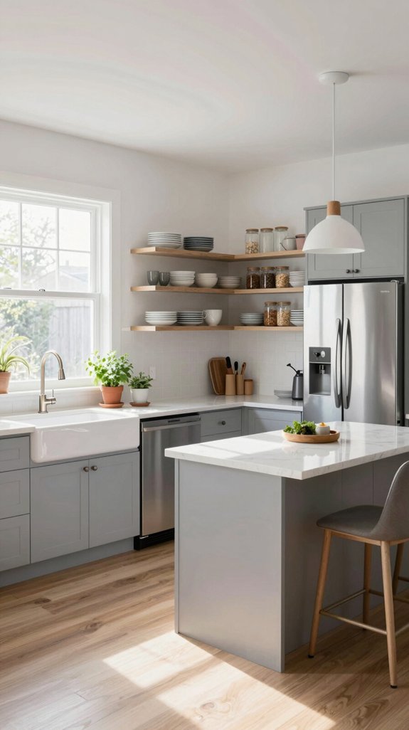 clean and functional kitchen