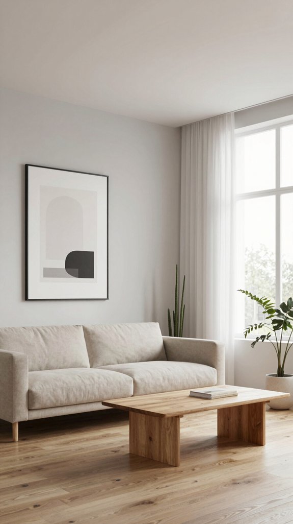 clean lines enhance minimalism