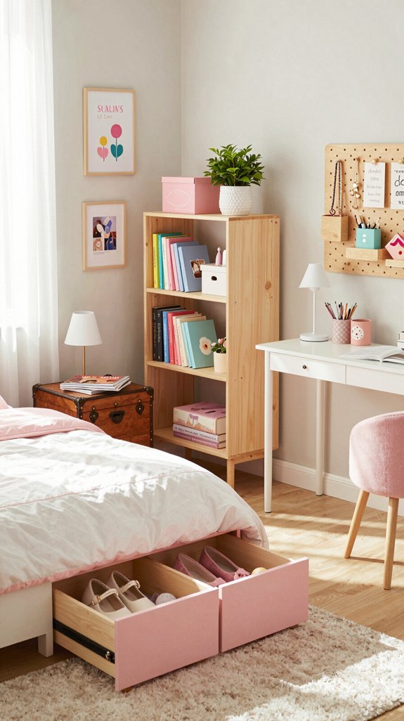 clever multifunctional bedroom storage