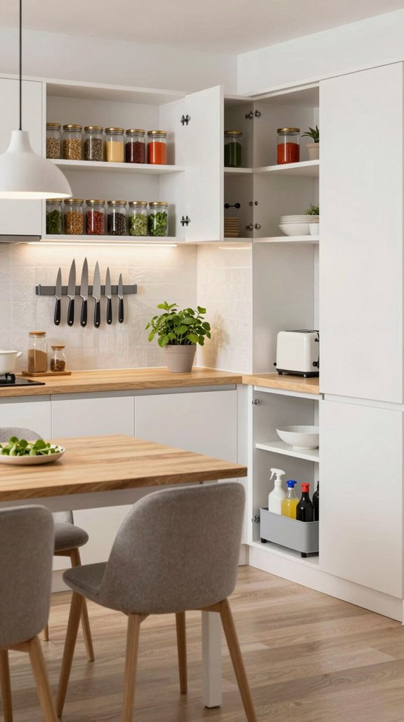 clever space saving kitchen hacks