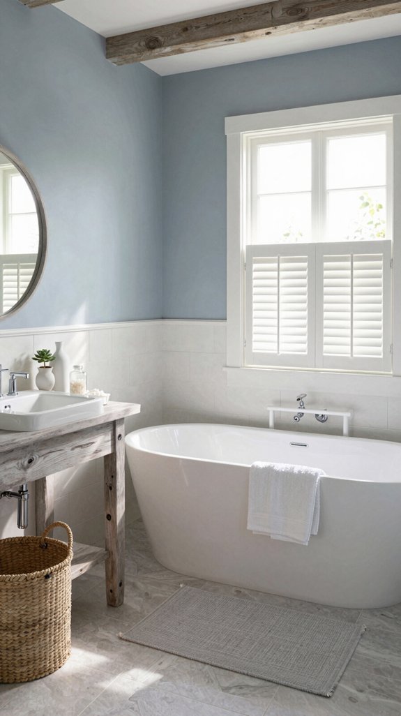 coastal bathroom color palette