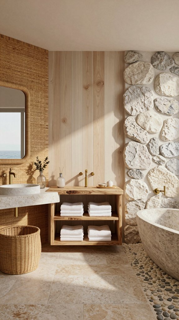 coastal bathroom material selection