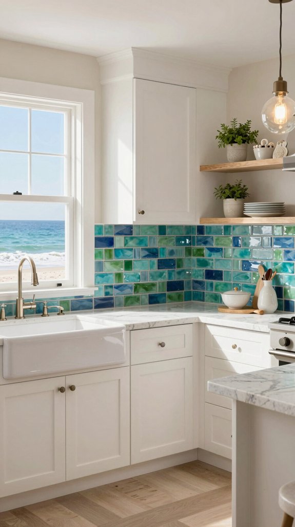 coastal kitchen color transformation