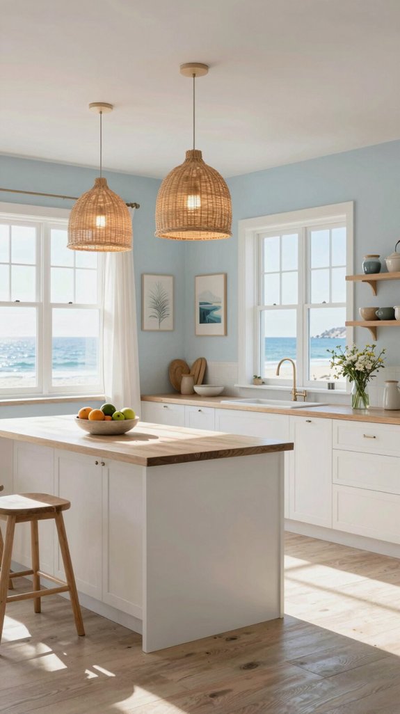 coastal kitchen lighting design
