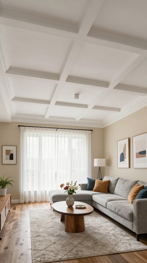 coffered ceilings enhance sophistication