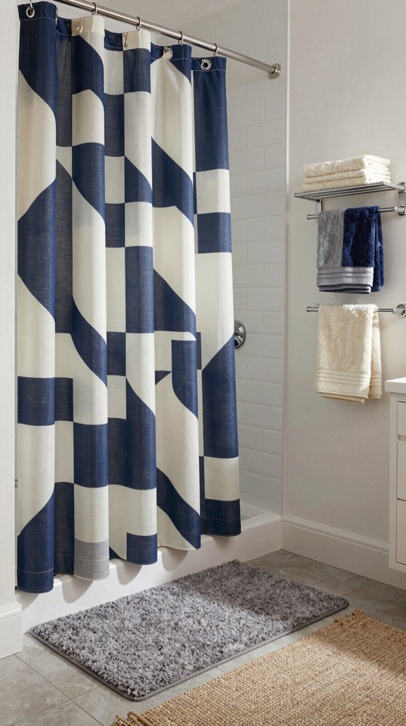 18 Shower Curtain Ideas Bathroom Designers Love 17 cohesive bathroom textile coordination