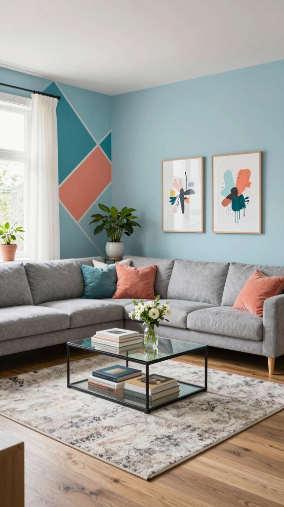 color gradient enhances sophistication