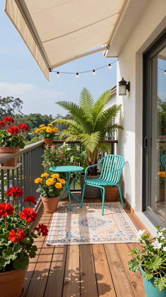 22 House Balcony Ideas to Elevate Your Home Exterior 14 colorful balcony design elements