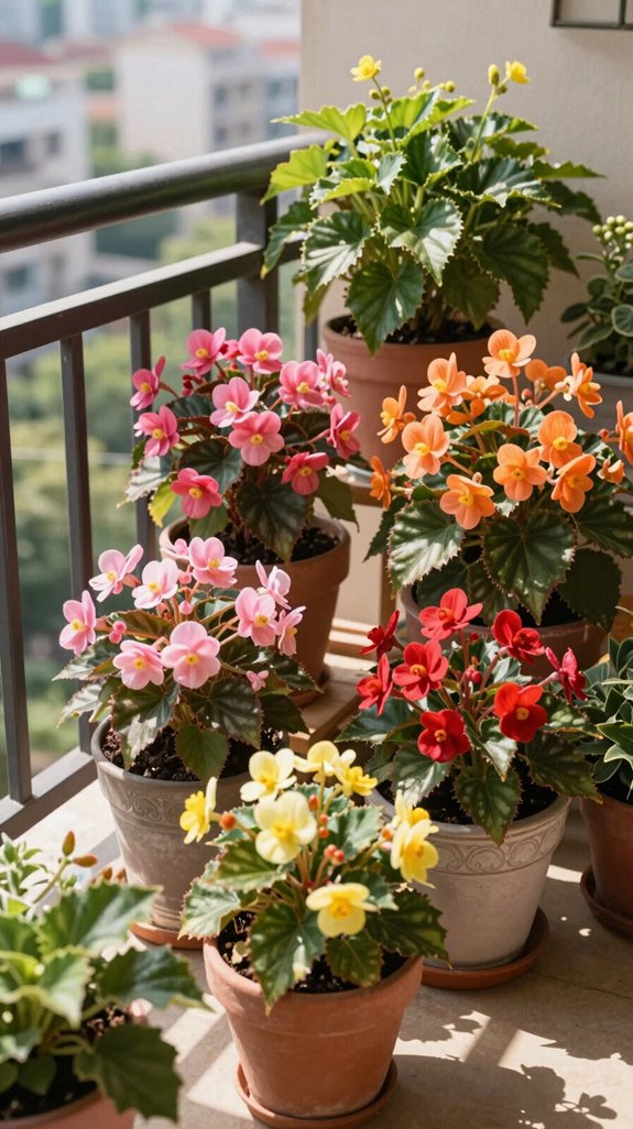 18 Balcony Flowers That Instantly Brighten Any Space 11 colorful begonias for shade