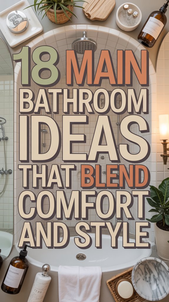 comfortable and stylish bathrooms