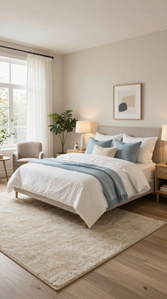 comfortable and stylish bedrooms