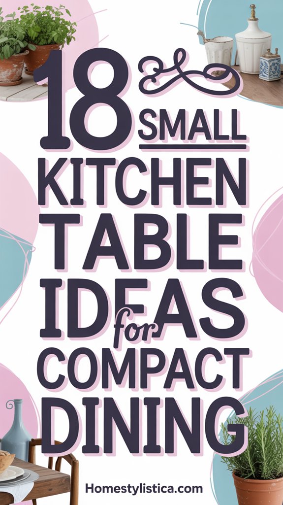 18 Small Kitchen Table Ideas for Compact Dining 1 compact dining table solutions