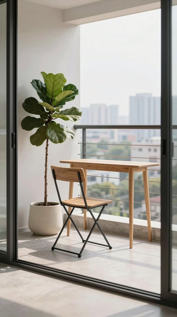 15 Small Balcony Ideas Apartment Owners Will Love 3 compact furniture for balconies