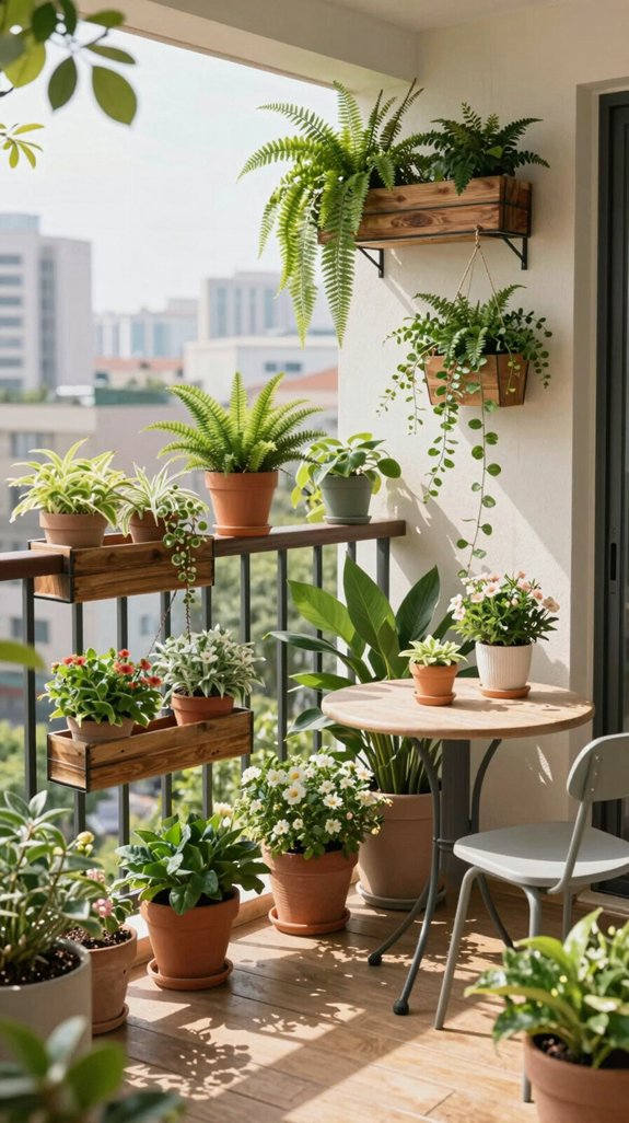compact plants for balconies