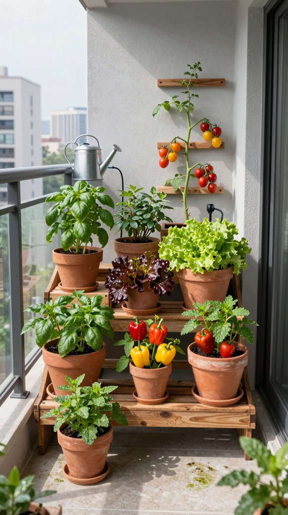 13 Apartment Balcony Garden Ideas for Urban Green Living 8 compact vegetable balcony gardening