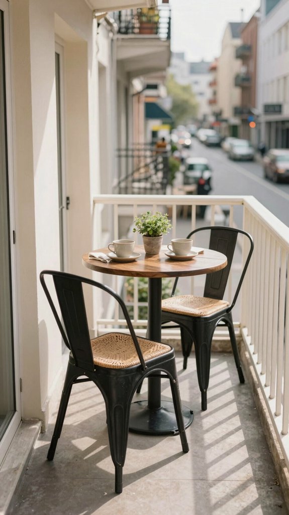 15 Small Balcony Ideas Apartment Owners Will Love 2 compact versatile outdoor furniture