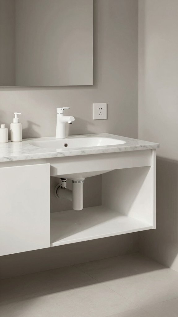concealed outlets enhance aesthetics