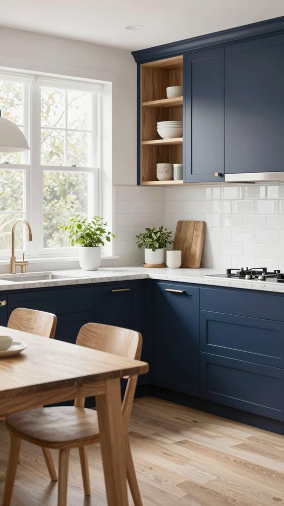 contrast deep shades light finishes