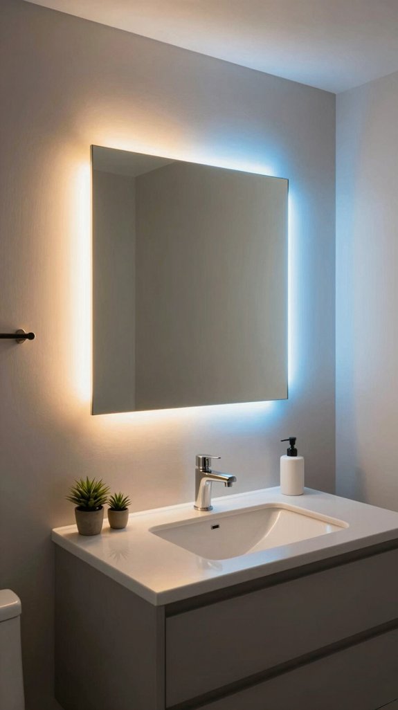 23 Bathroom Mirror and Lighting Ideas for a Brighter Space 16 cooler lighting enhances grooming